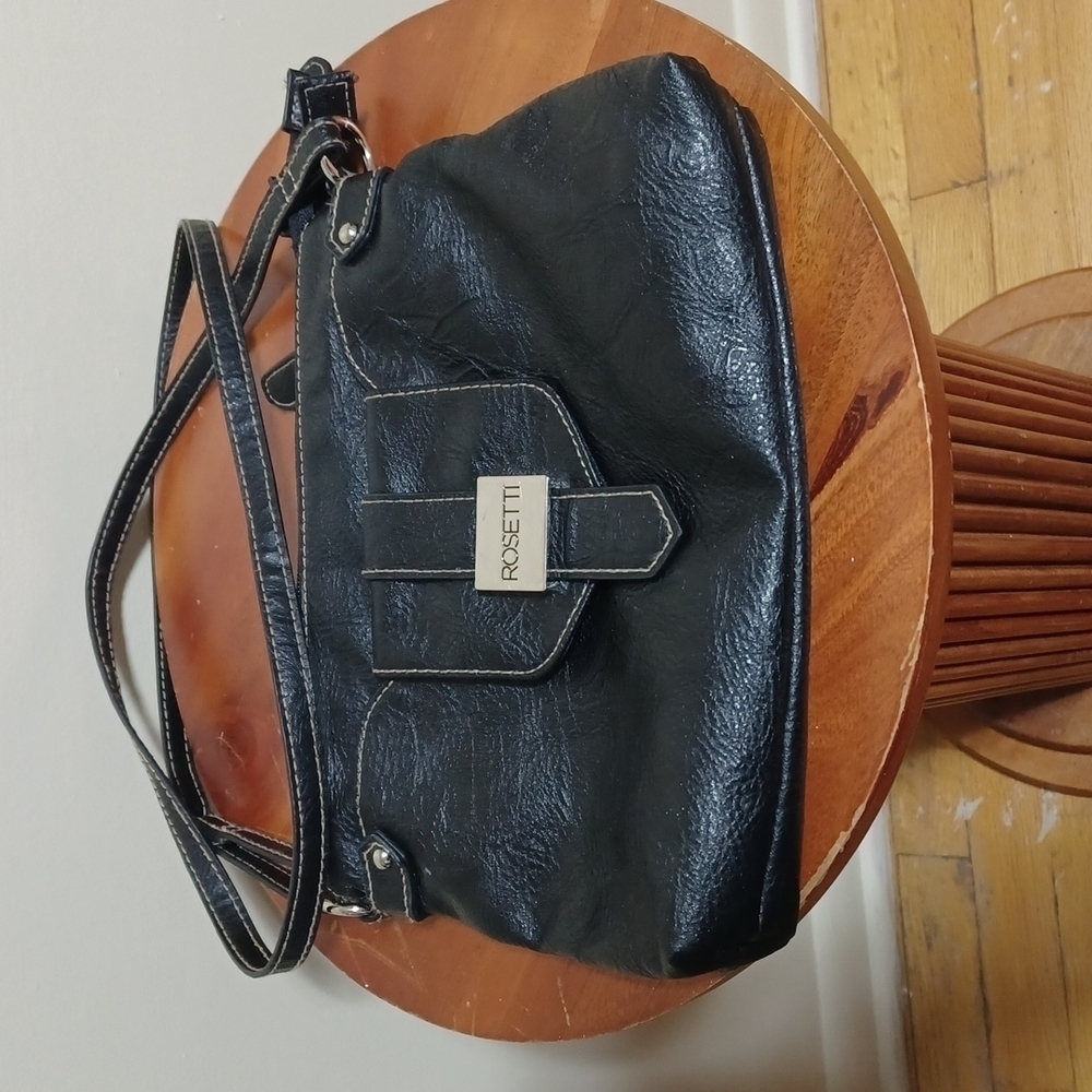 Rosetti Black Purse with Shoulder Strap